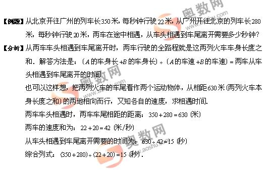 火车过桥问题的例题讲解51