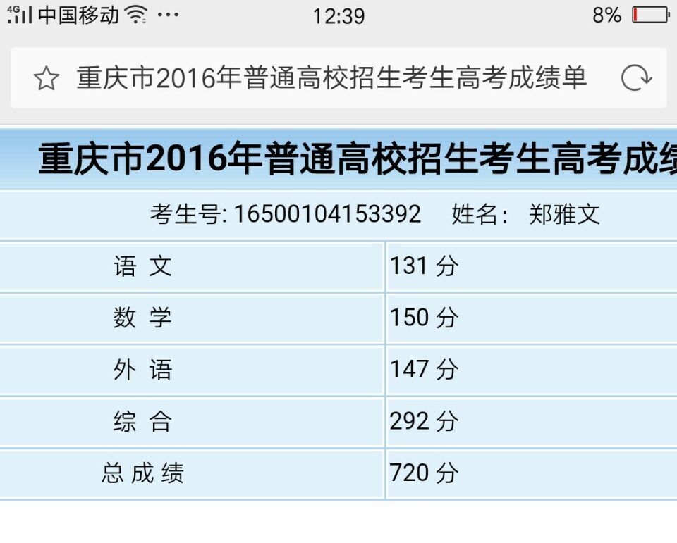 重庆小升初择校参考：重庆一中出文理双状元1