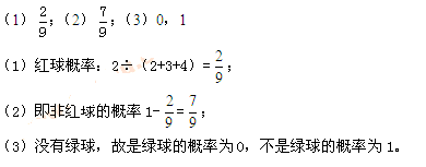 六年级奥数题及答案:概率问题1