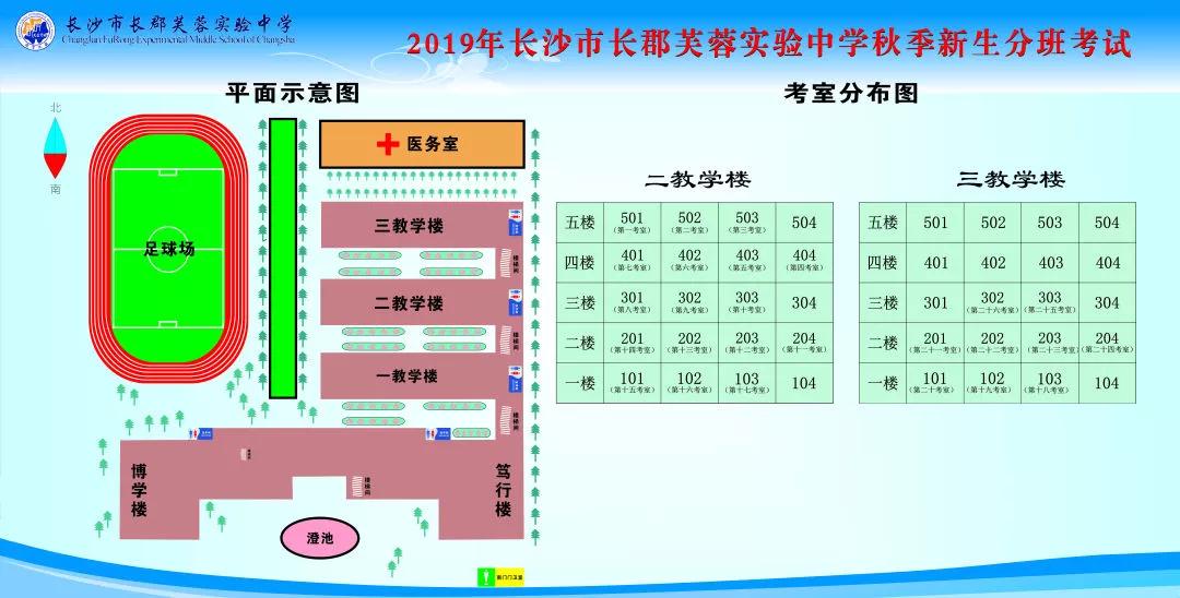 长沙长郡芙蓉实验中学2019年初一新生入学安排1